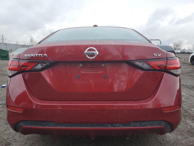 3N1AB8CV3PY246810 - 2023 NISSAN SENTRA SV RED photo 6