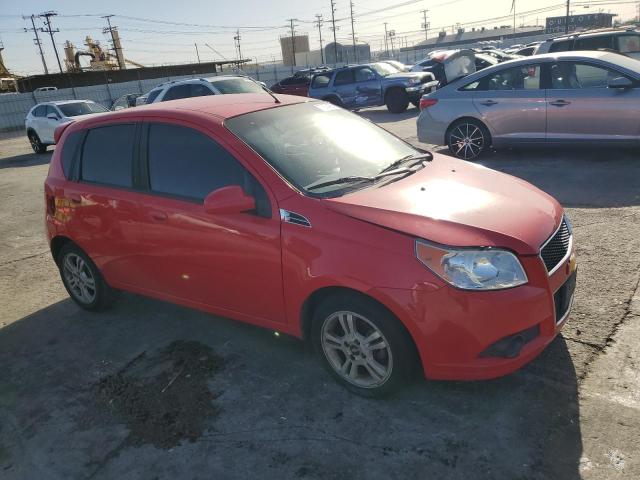 KL1TD6DE2BB123565 - 2011 CHEVROLET AVEO LS RED photo 4