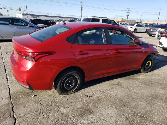 3KPC24A68ME130168 - 2021 HYUNDAI ACCENT SE RED photo 3