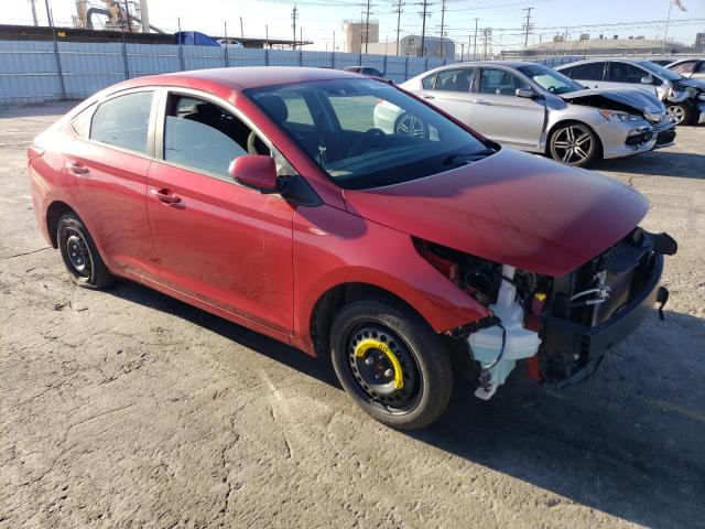 3KPC24A68ME130168 - 2021 HYUNDAI ACCENT SE RED photo 4