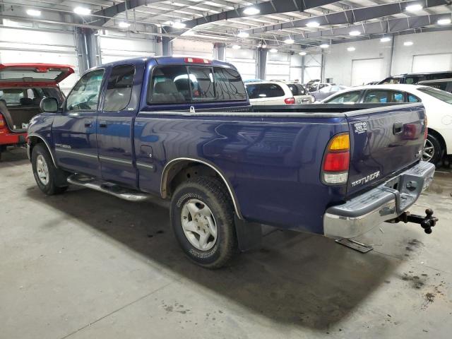 5TBRT34191S168536 - 2001 TOYOTA TUNDRA ACCESS CAB ლურჯი ფოტო 2