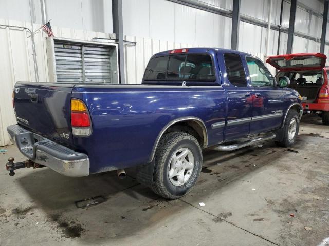 5TBRT34191S168536 - 2001 TOYOTA TUNDRA ACCESS CAB ლურჯი ფოტო 3