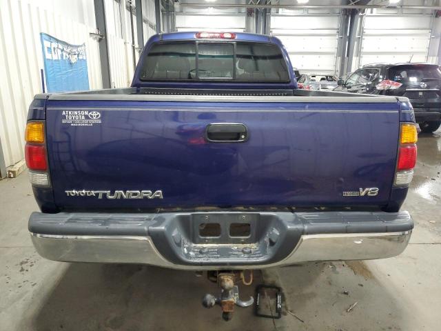 5TBRT34191S168536 - 2001 TOYOTA TUNDRA ACCESS CAB ლურჯი ფოტო 6