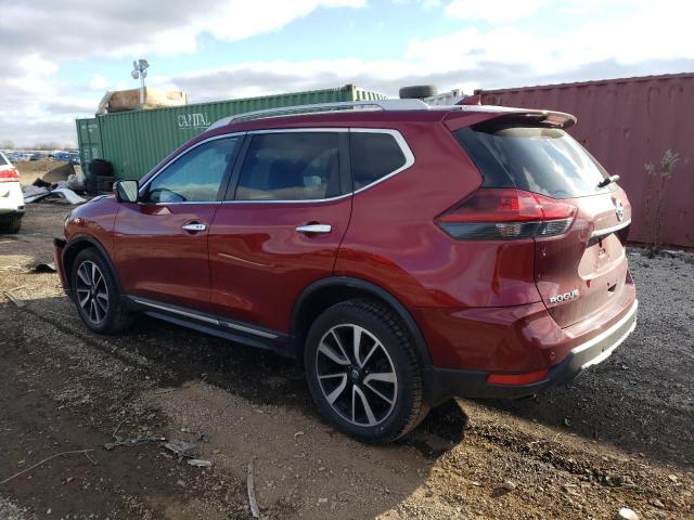 5N1AT2MV2KC798544 - 2019 NISSAN ROGUE S RED photo 2