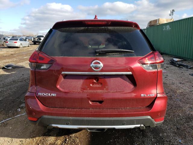 5N1AT2MV2KC798544 - 2019 NISSAN ROGUE S RED photo 6