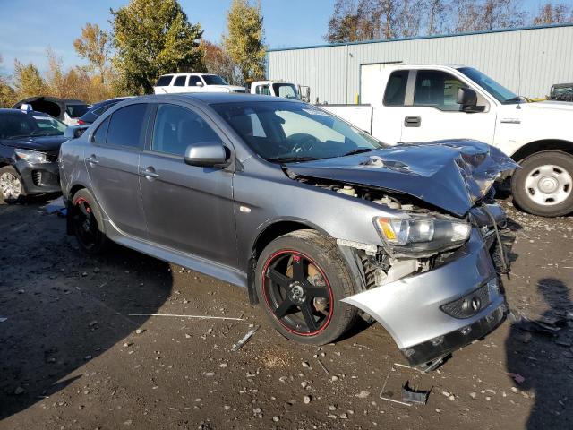 JA32V6FV8CU604469 - 2012 MITSUBISHI LANCER RALLIART GRAY photo 4