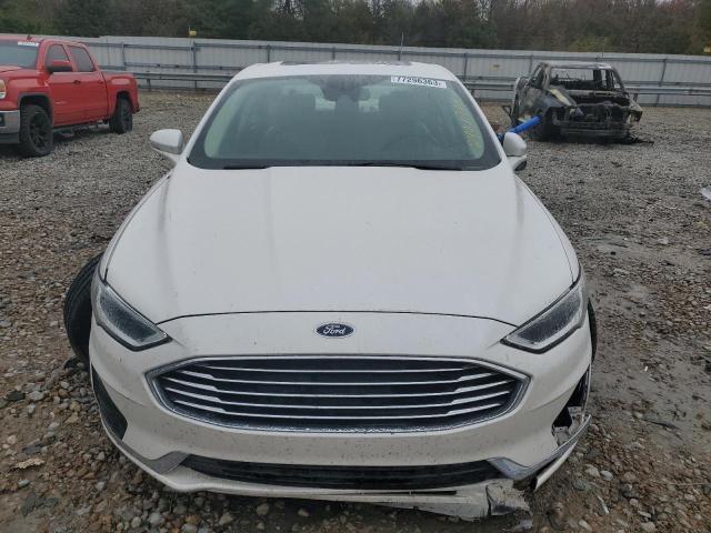 3FA6P0MU2LR225064 - 2020 FORD FUSION SEL WHITE photo 5