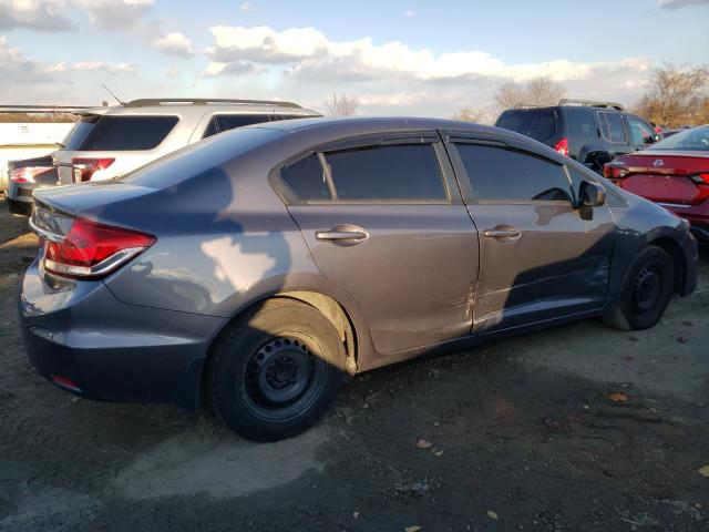 19XFB2F54FE233611 - 2015 HONDA CIVIC LX GRAY photo 3