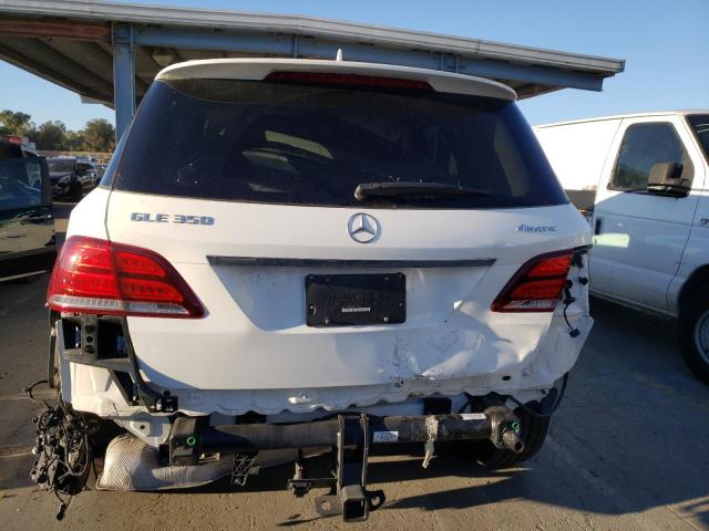 4JGDA5HB3JB114898 - 2018 MERCEDES-BENZ GLE 350 4MATIC WHITE photo 6