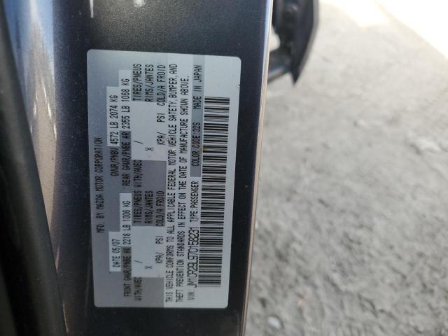 JM1CR29L970158231 - 2007 MAZDA 5 GRAY photo 13