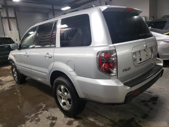 5FNYF18616B006156 - 2006 HONDA PILOT EX SILVER photo 2