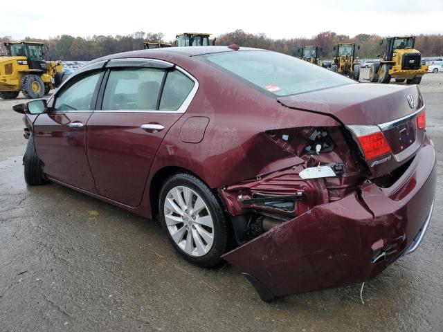 1HGCR3F82FA018148 - 2015 HONDA ACCORD EXL MAROON photo 2