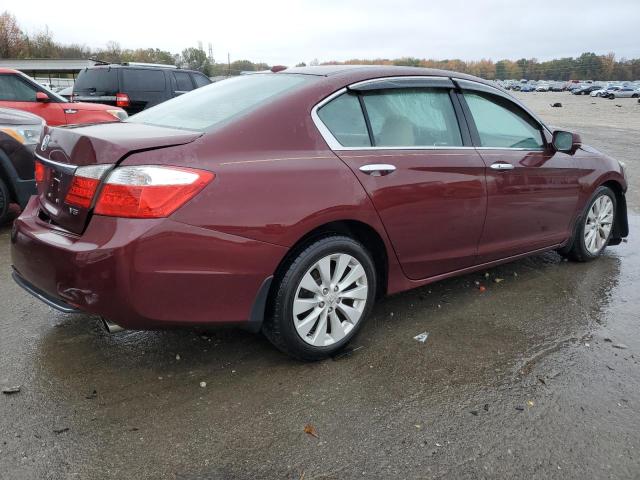 1HGCR3F82FA018148 - 2015 HONDA ACCORD EXL MAROON photo 3