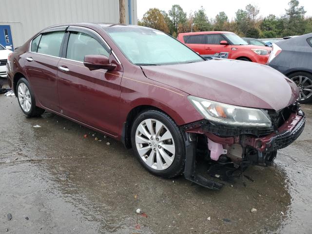 1HGCR3F82FA018148 - 2015 HONDA ACCORD EXL MAROON photo 4