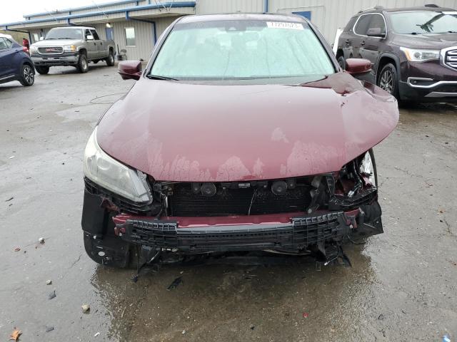 1HGCR3F82FA018148 - 2015 HONDA ACCORD EXL MAROON photo 5