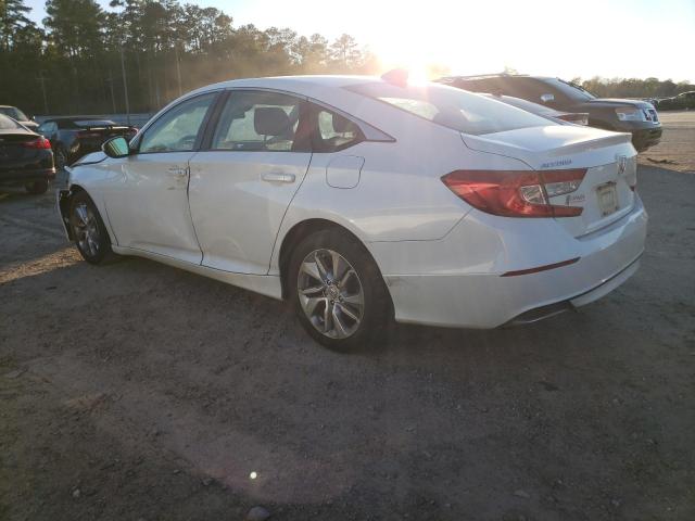 1HGCV1F17KA128495 - 2019 HONDA ACCORD LX WHITE photo 2