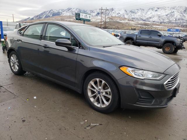 3FA6P0HD4LR112145 - 2020 FORD FUSION SE GRAY photo 4