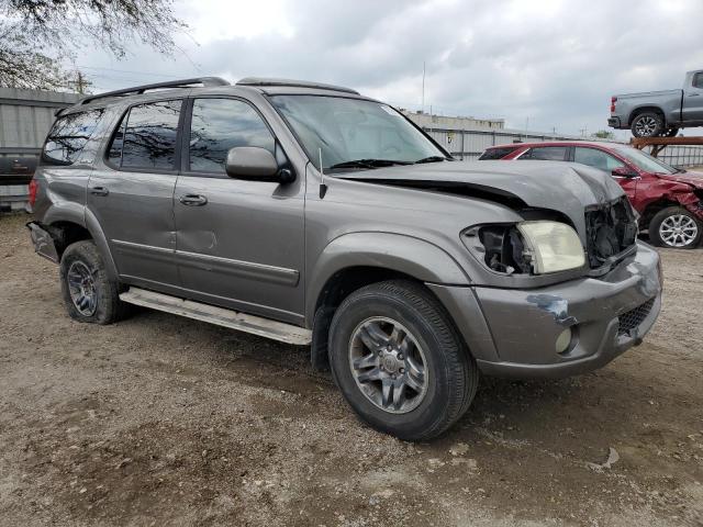 5TDZT38AX3S183759 - 2003 TOYOTA SEQUOIA LIMITED GRAY photo 4