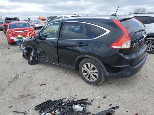 2HKRM3H78DH500026 - 2013 HONDA CR-V EXL BLACK photo 2