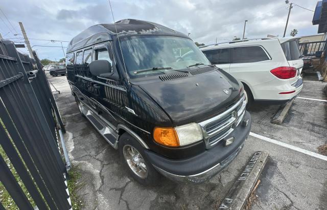 2D6WB11YX3K527443 - 2003 DODGE RAM VAN B1500 BLACK photo 1