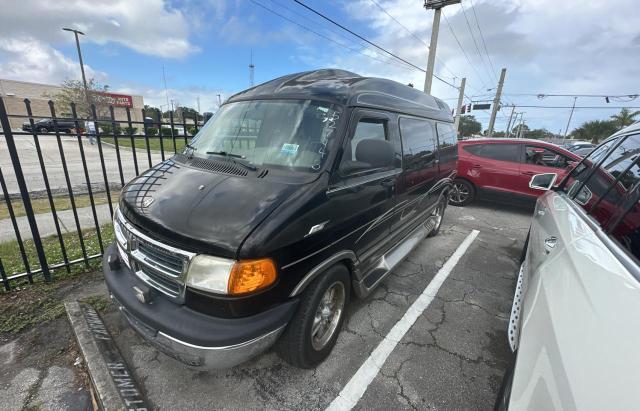 2D6WB11YX3K527443 - 2003 DODGE RAM VAN B1500 BLACK photo 2