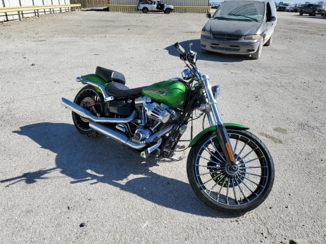 1HD1BFV19FB016289 - 2015 HARLEY-DAVIDSON FXSB BREAKOUT GREEN photo 1