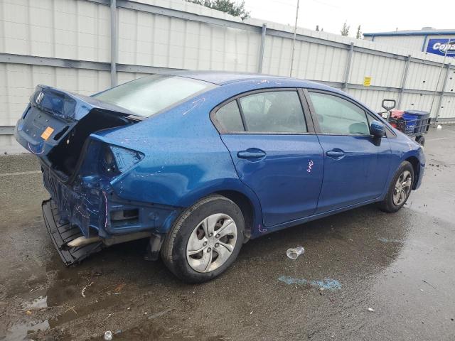 19XFB2F58EE216700 - 2014 HONDA CIVIC LX BLUE photo 3