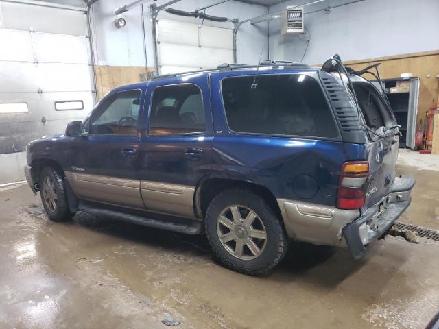 1GKEK13T2YJ162427 - 2000 GMC YUKON BLUE photo 2