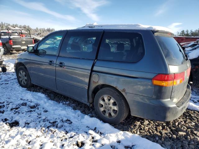 5FNRL18844B090582 - 2004 HONDA ODYSSEY EX GRAY photo 2