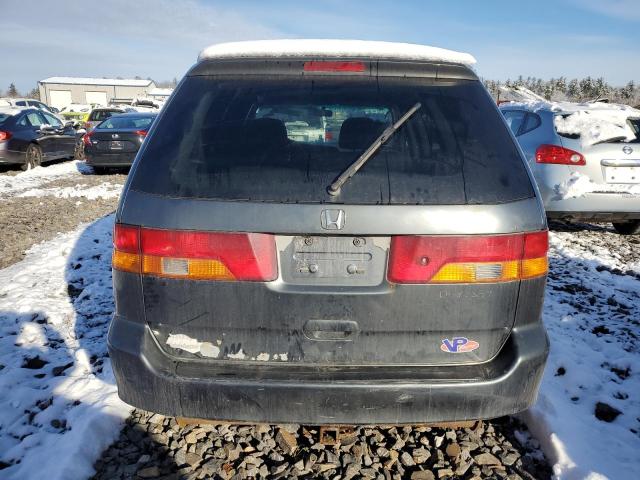 5FNRL18844B090582 - 2004 HONDA ODYSSEY EX GRAY photo 6