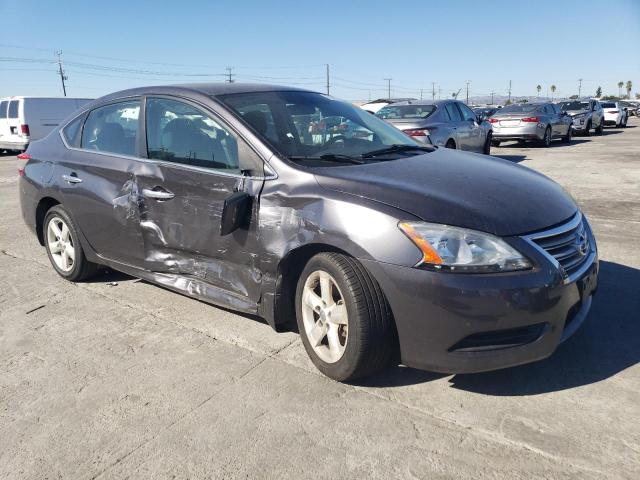 3N1AB7AP3EY292505 - 2014 NISSAN SENTRA S GRAY photo 4