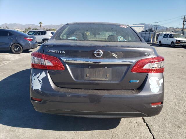 3N1AB7AP3EY292505 - 2014 NISSAN SENTRA S GRAY photo 6