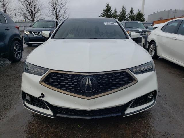 19UUB3F63JA802354 - 2018 ACURA TLX TECH+A WHITE photo 5