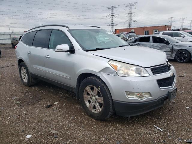 1GNKVGED7CJ218411 - 2012 CHEVROLET TRAVERSE LT SILVER photo 4