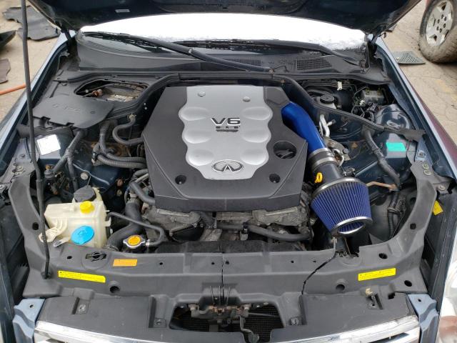 JNKCV51F45M303764 - 2005 INFINITI G35 BLUE photo 11