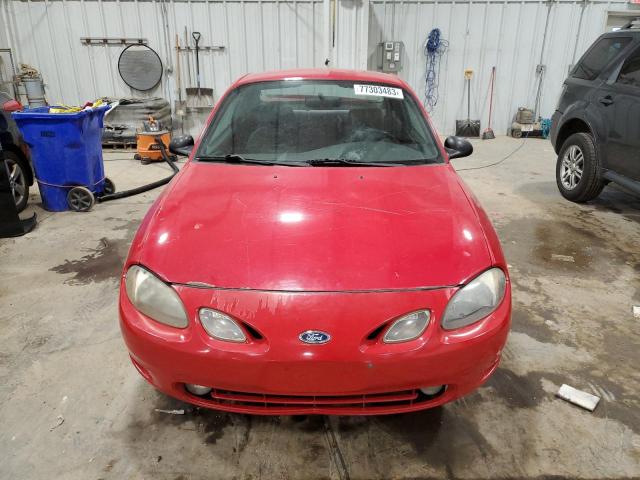 3FAFP11372R123565 - 2002 FORD ESCORT ZX2 RED photo 5