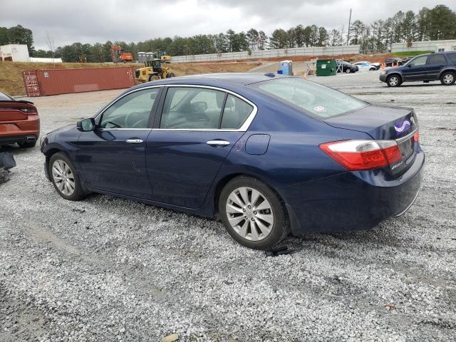 1HGCR2F86FA224096 - 2015 HONDA ACCORD EXL BLUE photo 2