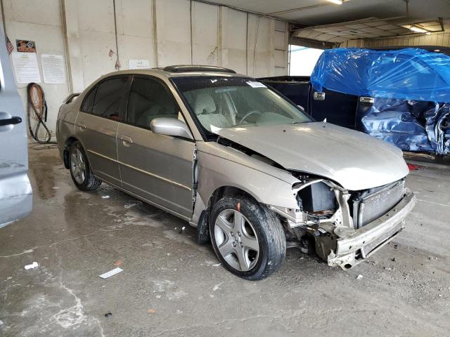 2HGES26704H530729 - 2004 HONDA CIVIC EX BEIGE photo 4