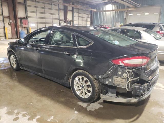 3FA6P0G78FR206478 - 2015 FORD FUSION S BLACK photo 2