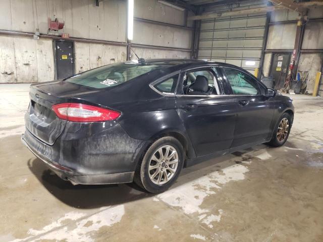 3FA6P0G78FR206478 - 2015 FORD FUSION S BLACK photo 3