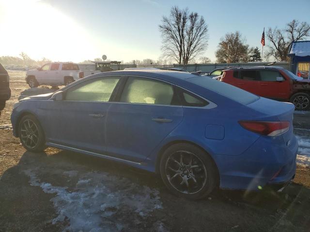 5NPE34AB6KH778524 - 2019 HYUNDAI SONATA LIMITED TURBO BLUE photo 2