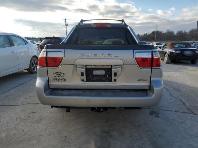 4S4BT62C467100270 - 2006 SUBARU BAJA SPORT GRAY photo 6