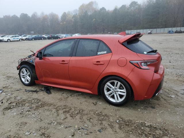 JTNK4RBEXK3027567 - 2019 TOYOTA COROLLA SE RED photo 2