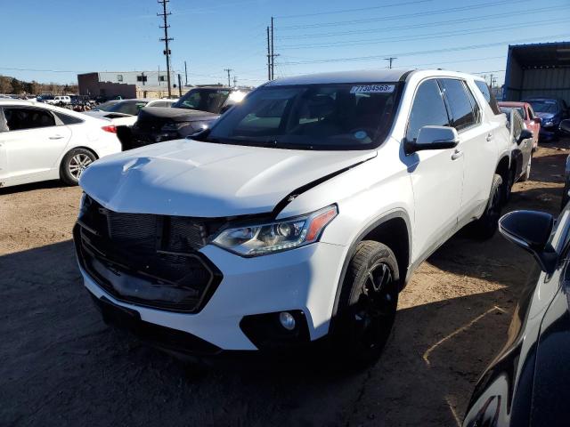 1GNEVGKW1JJ165074 - 2018 CHEVROLET TRAVERSE LT WHITE photo 1