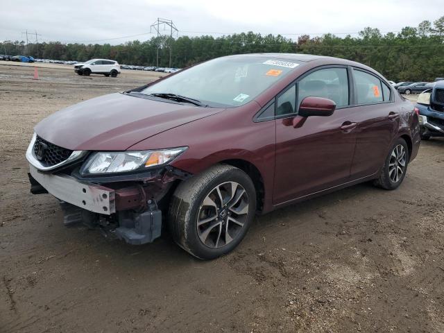 19XFB2F85FE010584 - 2015 HONDA CIVIC EX BURGUNDY photo 1