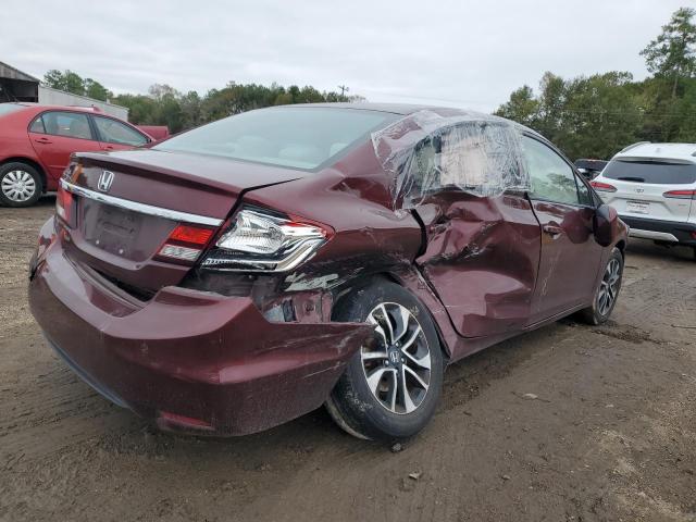 19XFB2F85FE010584 - 2015 HONDA CIVIC EX BURGUNDY photo 3