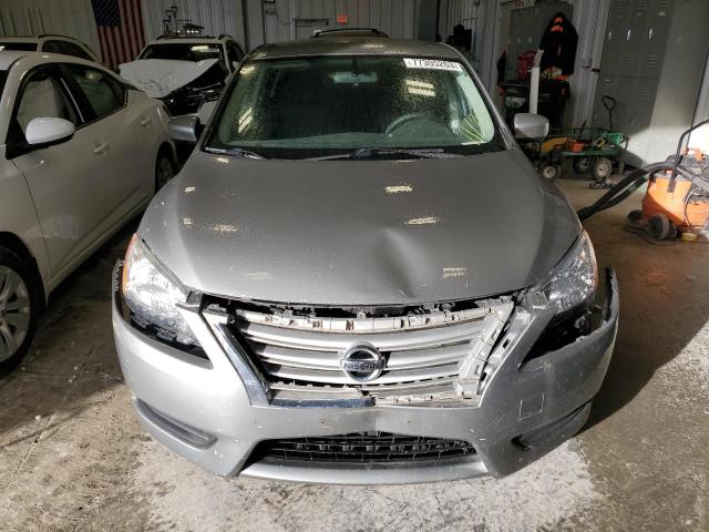 3N1AB7AP5EY322054 - 2014 NISSAN SENTRA S GRAY photo 5