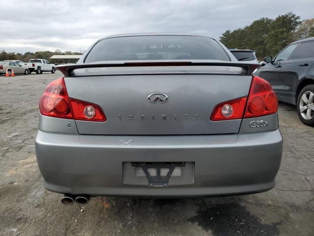 JNKCV51F85M308188 - 2005 INFINITI G35 SILVER photo 6