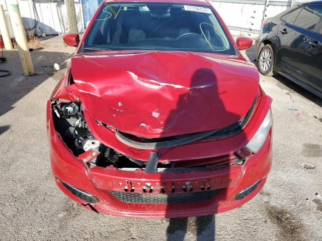 1C3CDFBA7DD268301 - 2013 DODGE DART SXT RED photo 5