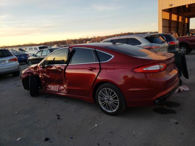 3FA6P0H96FR214465 - 2015 FORD FUSION SE RED photo 2